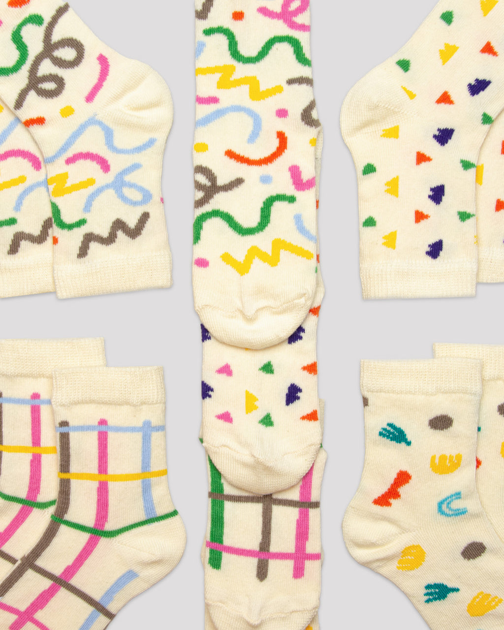 mini Soseta3 - Abstract Set (12 socks)