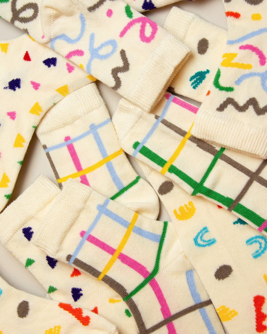 mini Soseta3 - Abstract Set (12 socks)