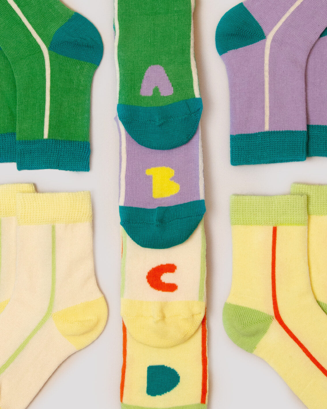 mini Soseta3 - ABCD Set (12 socks)